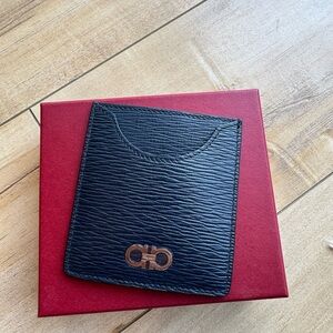 Salvatore Ferragamo Black Card Holder